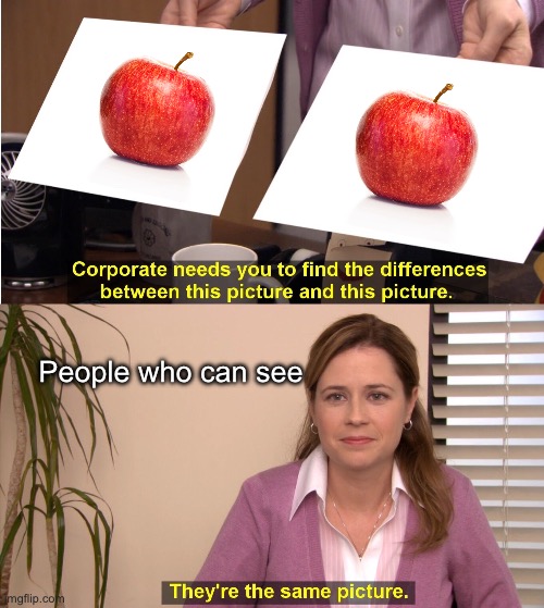 People who can see