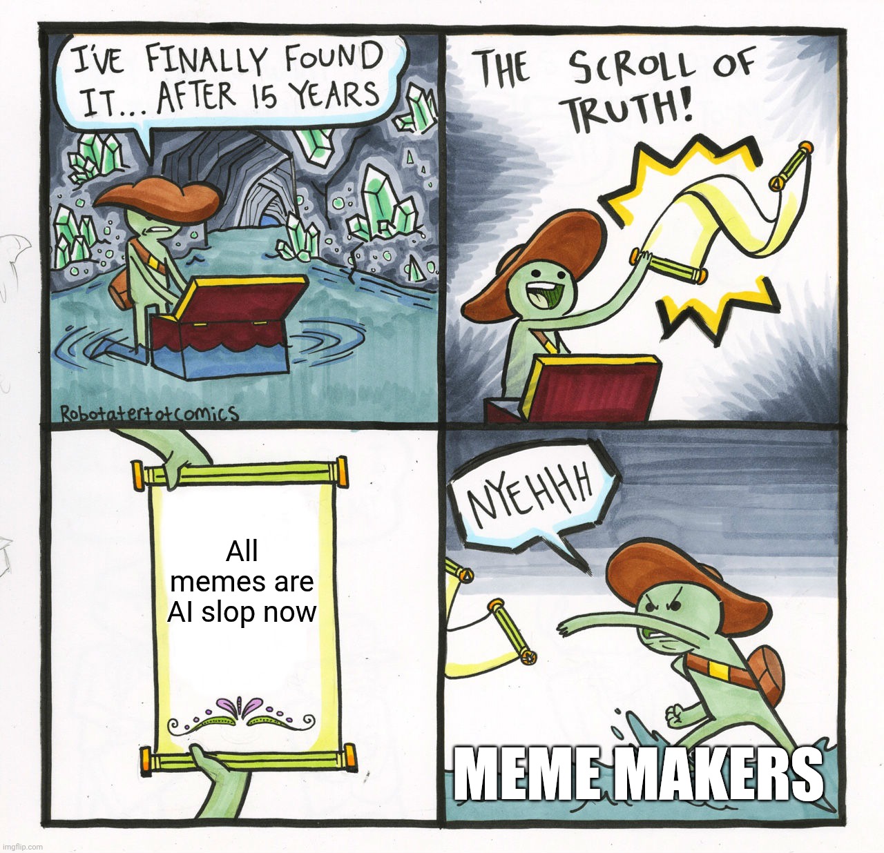 All memes are AI slop now /  Meme makers